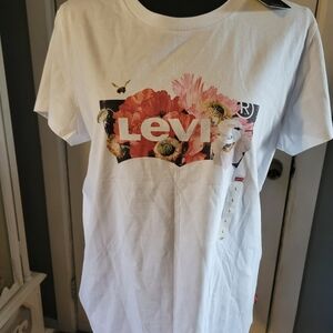 Levi's White Crew Neck T-Shirt